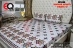 Rim Jhim Border Double BedSheet