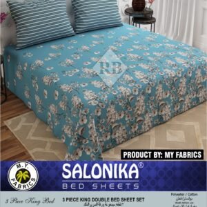 Salonika 3 Piece King Size Double Bed Sheet