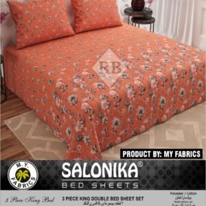 Salonika 3 Piece King Size Double Bed Sheet