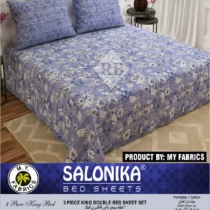 Salonika 3 Piece King Size Double Bed Sheet