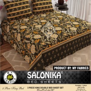 Salonika 3 Piece King Size Double Bed Sheet