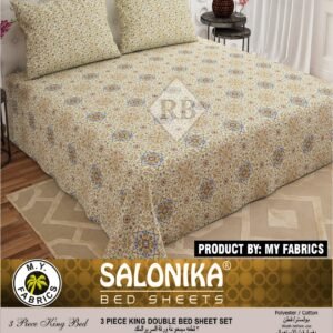 Salonika 3 Piece King Size Double Bed Sheet