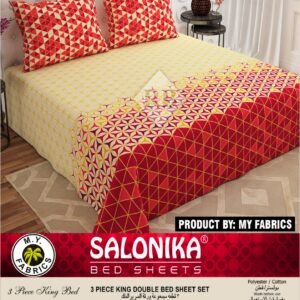 Salonika 3 Piece King Size Double Bed Sheet